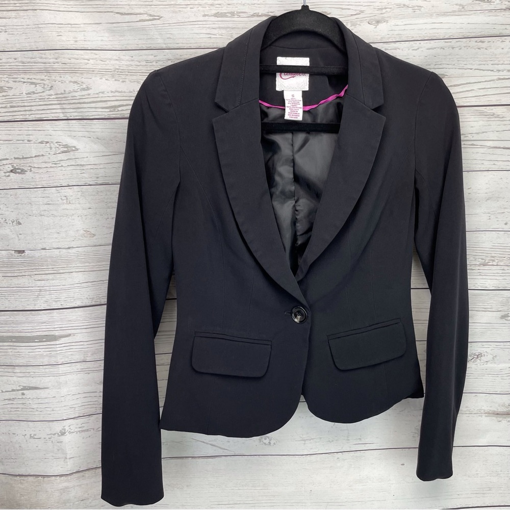 🍁 Candies Stretch Blazer Career Jacket Coat sz S